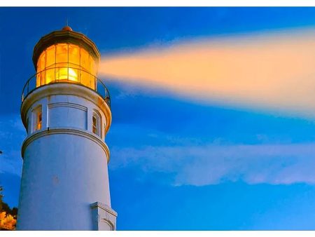 Heceta Head Lighthouse - 3D Action Lenticular Postcard Greeting Card- NEW For Cheap