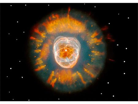 Eskimo Nebula (NGC 2392) - 3D Lenticular Postcard Greeting Card - NEW For Cheap