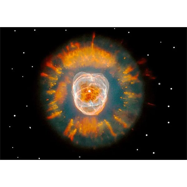 Eskimo Nebula (NGC 2392) - 3D Lenticular Postcard Greeting Card - NEW For Cheap