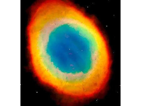 Ring Nebula (Messier 57, M57 or NGC 6720) - 3D Lenticular Postcard Greeting Card - NEW Online