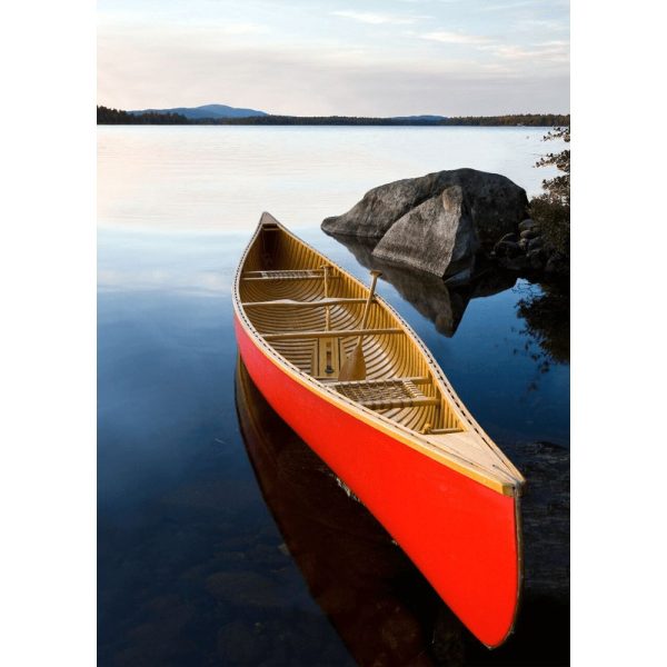 Canoe on Shore - 3D Lenticular Postcard Greeting Card - NEW Supply