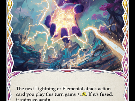 Weave Lightning (Blue) [ELE182] (Tales of Aria)  1st Edition Rainbow Foil For Cheap