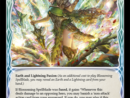 Blossoming Spellblade [ELE064] (Tales of Aria)  1st Edition Rainbow Foil on Sale