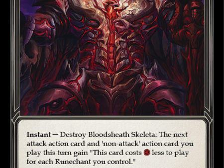 Bloodsheath Skeleta [U-CRU141-RF] (Crucible of War Unlimited)  Unlimited Rainbow Foil Sale