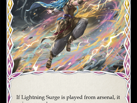 Lightning Surge (Red) [ELE189] (Tales of Aria)  1st Edition Normal For Cheap