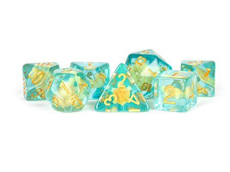 Resin Polyhedral Dice Set: Turtle Dice Sale