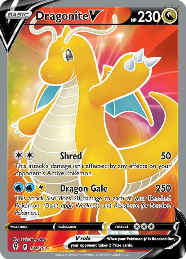 Dragonite V (191 203) [Sword & Shield: Evolving Skies] Online now