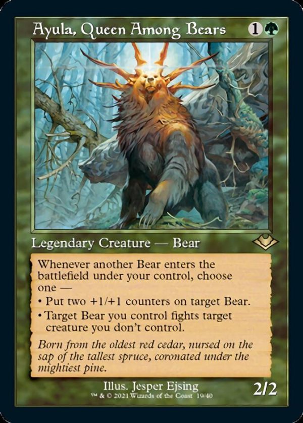 Ayula, Queen Among Bears (Retro Foil Etched) [Modern Horizons] Online now