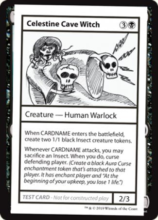 Celestine Cave Witch (2021 Edition) [Mystery Booster Playtest Cards] on Sale