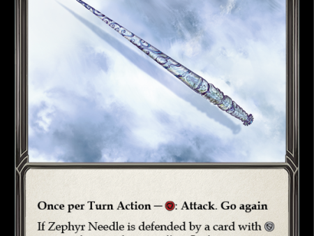 Zephyr Needle [U-CRU051-RF] (Crucible of War Unlimited)  Unlimited Rainbow Foil Hot on Sale