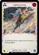 Lightning Surge (Red) [ELE189] (Tales of Aria)  1st Edition Rainbow Foil For Cheap