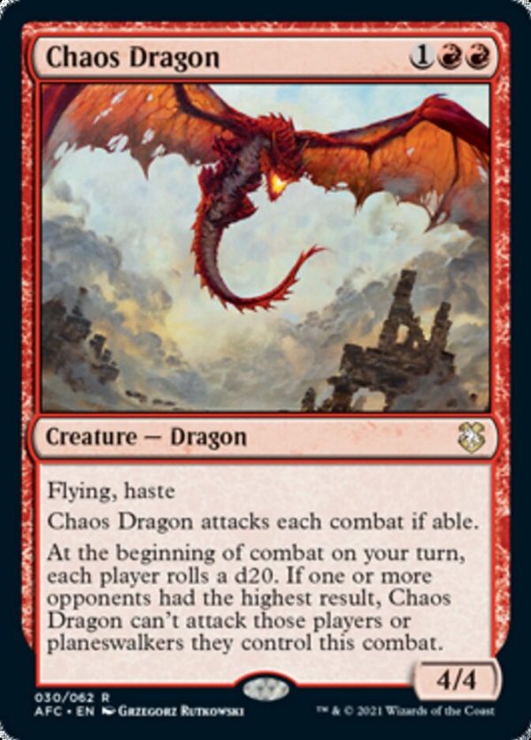 Chaos Dragon [Dungeons & Dragons: Adventures in the Forgotten Realms Commander] Cheap