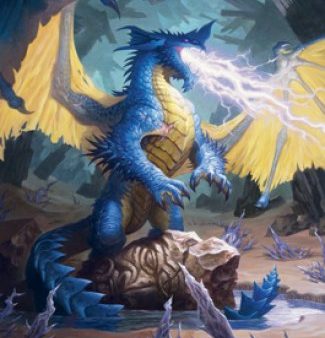 Blue Dragon Art Card [Dungeons & Dragons: Adventures in the Forgotten Realms Art Series] Sale