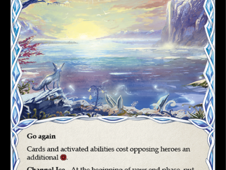 Channel Lake Frigid (Alternate Art) [ELE146] (Tales of Aria)  1st Edition Rainbow Foil Online now