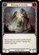 Blessing of Serenity (Red) [U-CRU041-RF] (Crucible of War Unlimited)  Unlimited Rainbow Foil For Sale