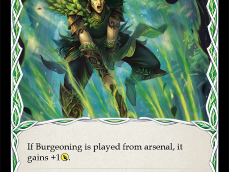 Burgeoning (Red) [ELE134] (Tales of Aria)  1st Edition Rainbow Foil For Discount