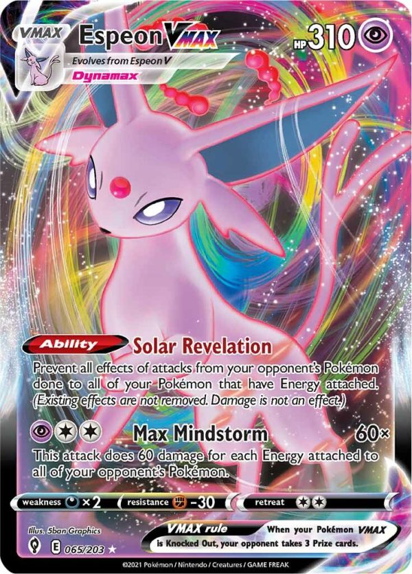 Espeon VMAX (065 203) [Sword & Shield: Evolving Skies] Cheap