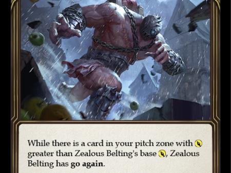 Zealous Belting (Yellow) [MON294] (Monarch)  1st Edition Normal Hot on Sale