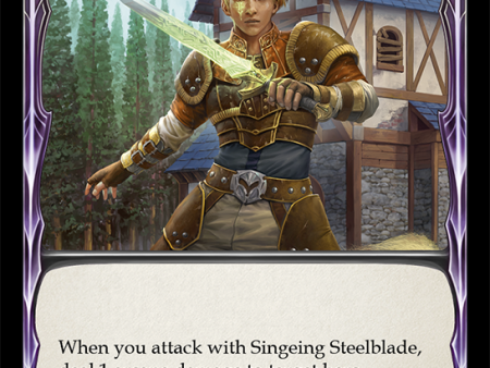 Singeing Steelblade (Yellow) [ELE231] (Tales of Aria)  1st Edition Normal Online Hot Sale