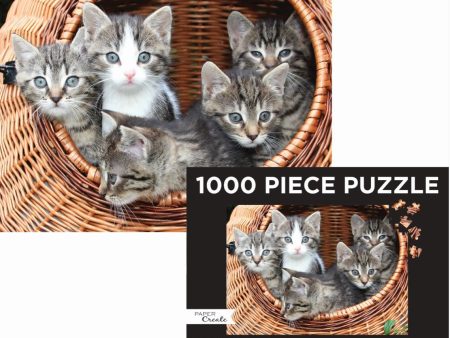 1000 piece puzzle - Kittens Hot on Sale