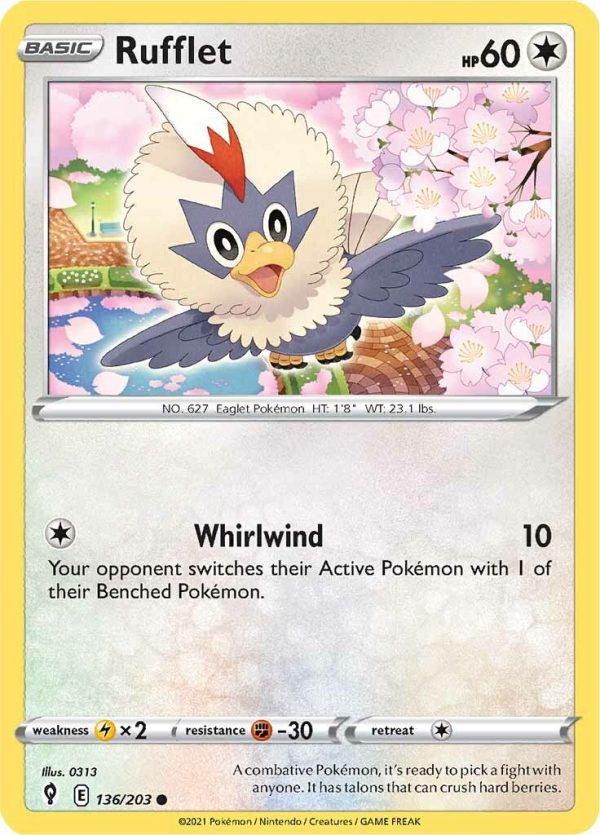 Rufflet (136 203) [Sword & Shield: Evolving Skies] Online now