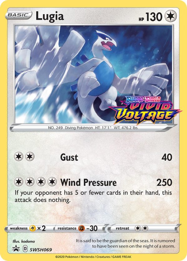 Lugia (SWSH069) (Prerelease Promo) [Sword & Shield: Black Star Promos] For Sale