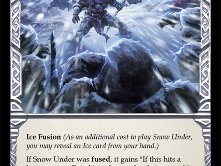 Snow Under (Blue) [ELE024] (Tales of Aria)  1st Edition Rainbow Foil For Cheap