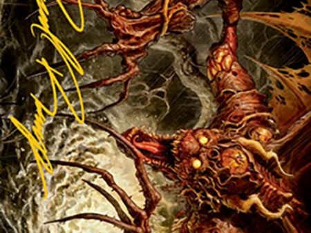 Archfiend of Sorrows Art Card (Gold-Stamped Signature) [Modern Horizons 2 Art Series] Online Sale