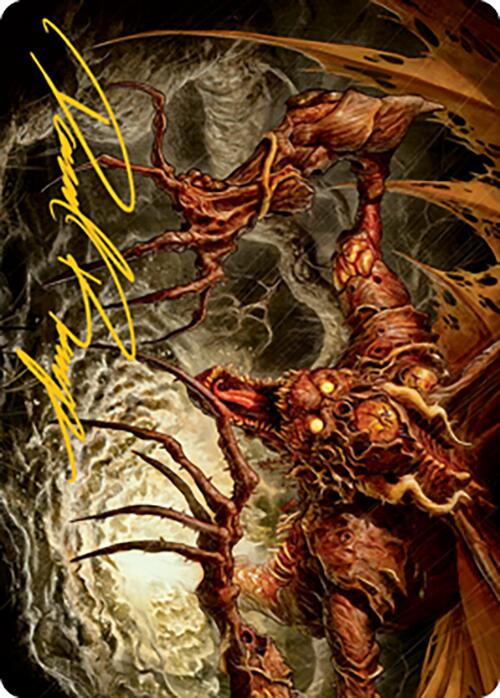 Archfiend of Sorrows Art Card (Gold-Stamped Signature) [Modern Horizons 2 Art Series] Online Sale