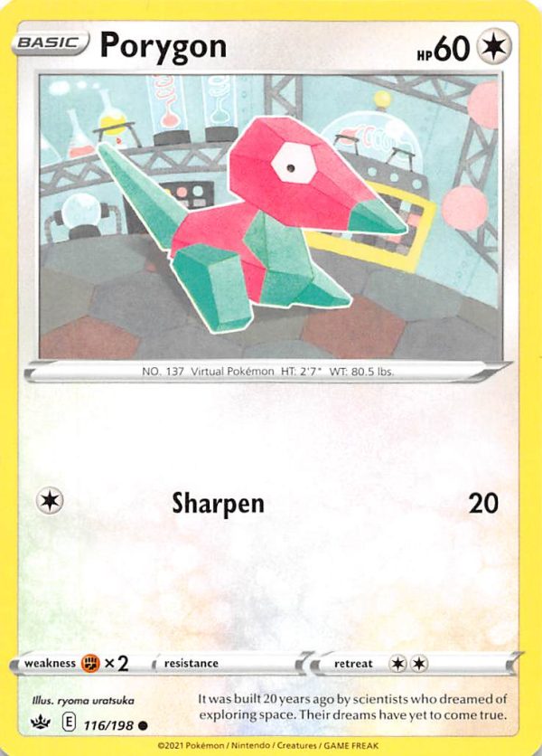 Porygon (116 198) [Sword & Shield: Chilling Reign] For Cheap