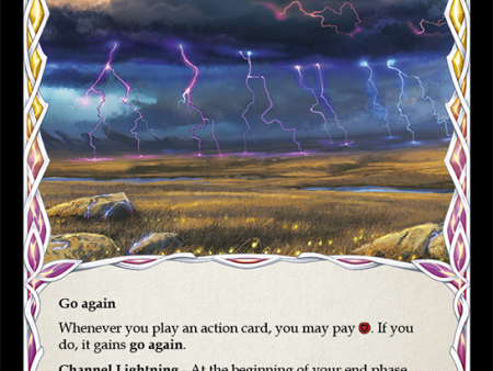 Channel Thunder Steppe [ELE175] (Tales of Aria)  1st Edition Rainbow Foil Online now