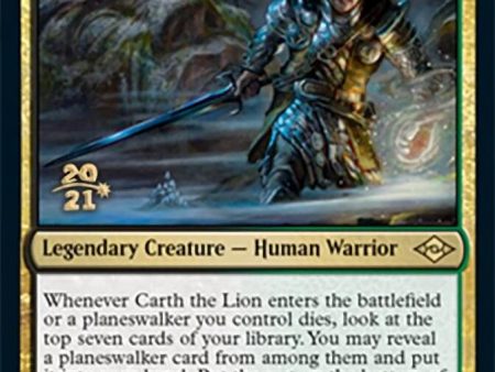 Carth the Lion [Modern Horizons 2 Prerelease Promos] Online Sale