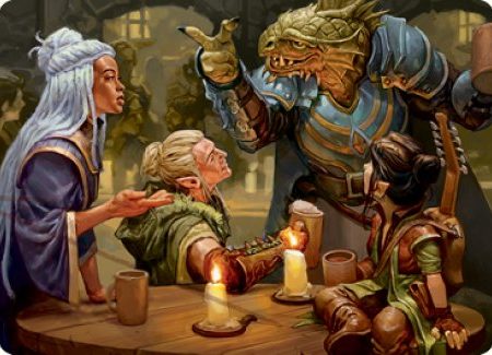 You Meet in a Tavern Art Card [Dungeons & Dragons: Adventures in the Forgotten Realms Art Series] Online now