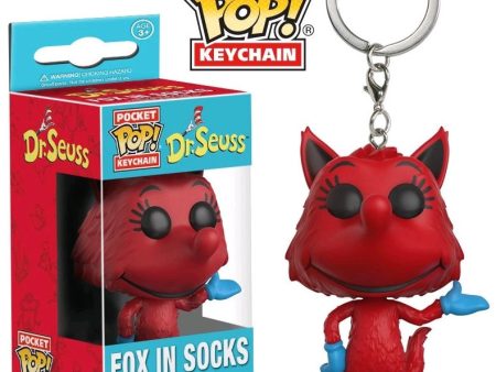 Fox In Socks Pop Keychain - Dr. Seuss Online