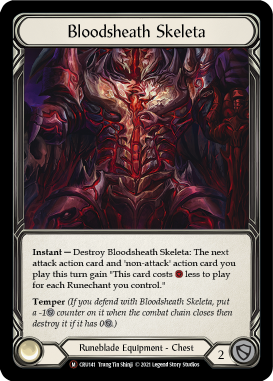 Bloodsheath Skeleta [U-CRU141] (Crucible of War Unlimited)  Unlimited Normal Discount