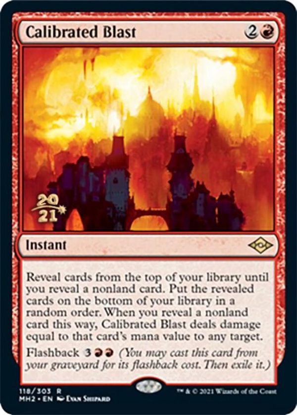 Calibrated Blast [Modern Horizons 2 Prerelease Promos] Cheap