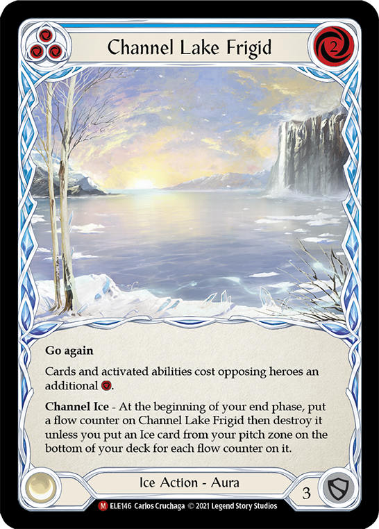 Channel Lake Frigid [ELE146] (Tales of Aria)  1st Edition Rainbow Foil on Sale