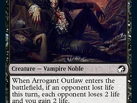 Arrogant Outlaw [Innistrad: Midnight Hunt] For Sale