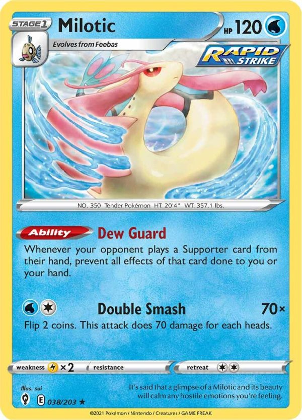 Milotic (038 203) [Sword & Shield: Evolving Skies] Sale