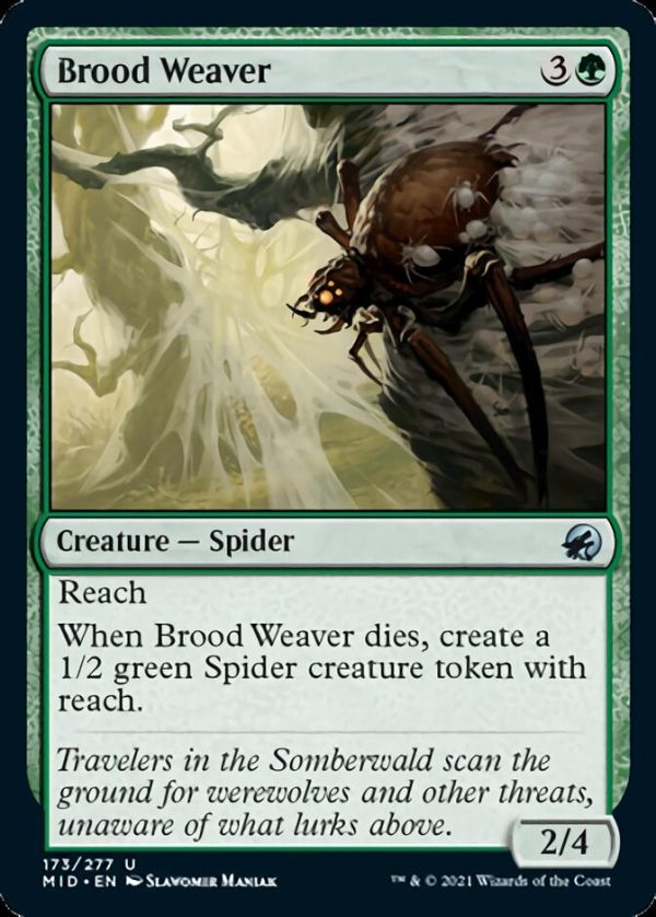 Brood Weaver [Innistrad: Midnight Hunt] Online Hot Sale