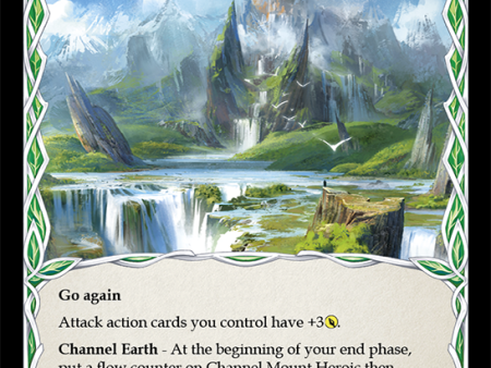 Channel Mount Heroic [ELE117] (Tales of Aria)  1st Edition Rainbow Foil Online Sale