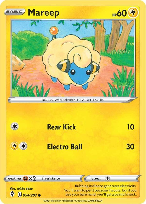 Mareep (054 203) [Sword & Shield: Evolving Skies] Online now