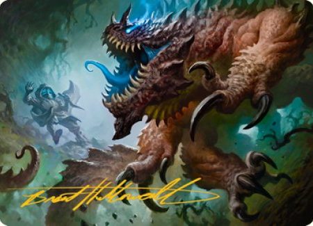 Basilisk Art Card (Gold-Stamped Signature) [Dungeons & Dragons: Adventures in the Forgotten Realms Art Series] Hot on Sale