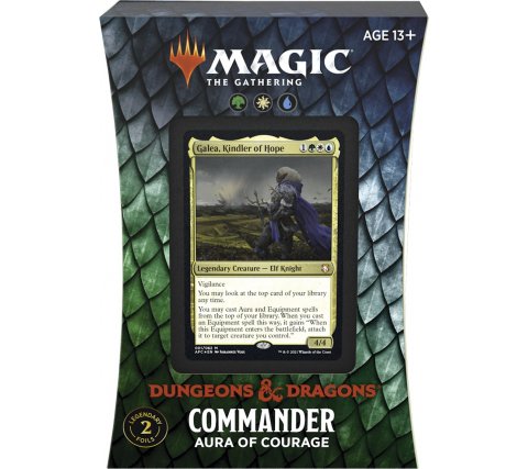 Magic Adventures in the Forgotten Realms Commander Deck - Aura of Courage For Discount