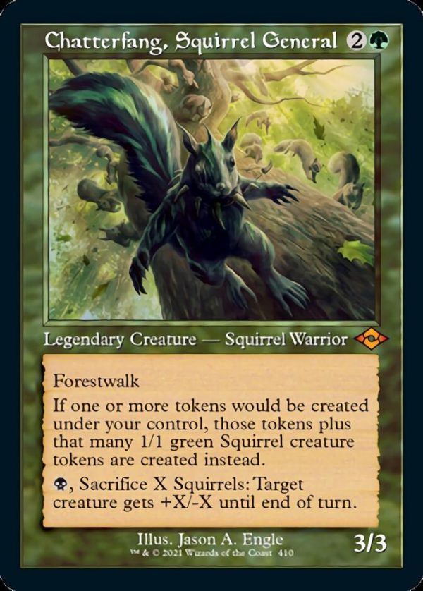 Chatterfang, Squirrel General (Retro Foil Etched) [Modern Horizons 2] Fashion