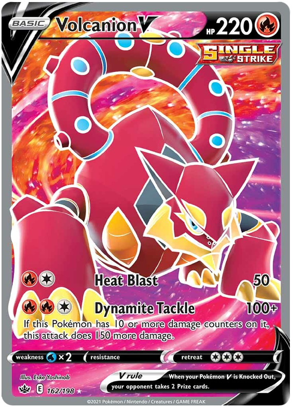 Volcanion V (162 198) [Sword & Shield: Chilling Reign] Supply