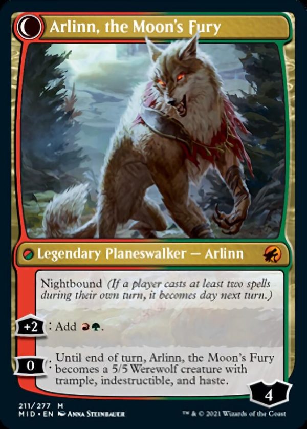 Arlinn, the Pack s Hope    Arlinn, the Moon s Fury [Innistrad: Midnight Hunt] Hot on Sale