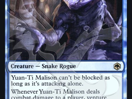 Yuan-Ti Malison (Ampersand Promo) [Dungeons & Dragons: Adventures in the Forgotten Realms Promos] on Sale