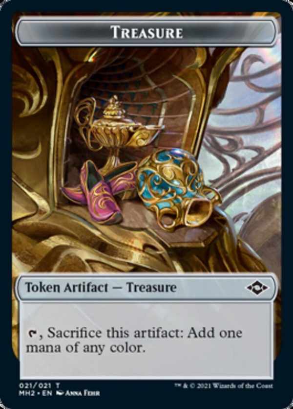 Bird Token    Treasure Token (21) [Modern Horizons 2 Tokens] For Cheap