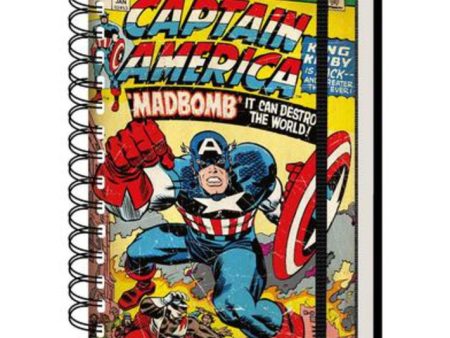 Marvel: Captain America A5 Notebook Cheap